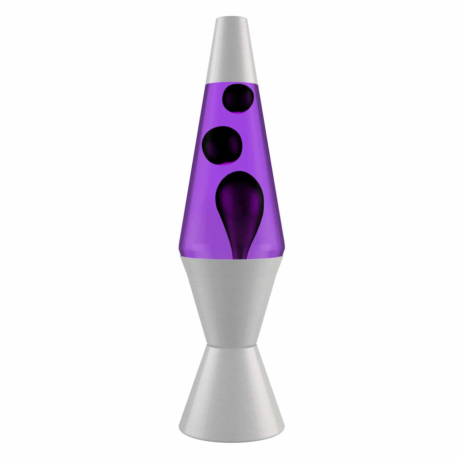 14.5’’ LAVA LAMP – BLACK & PURPLE O5