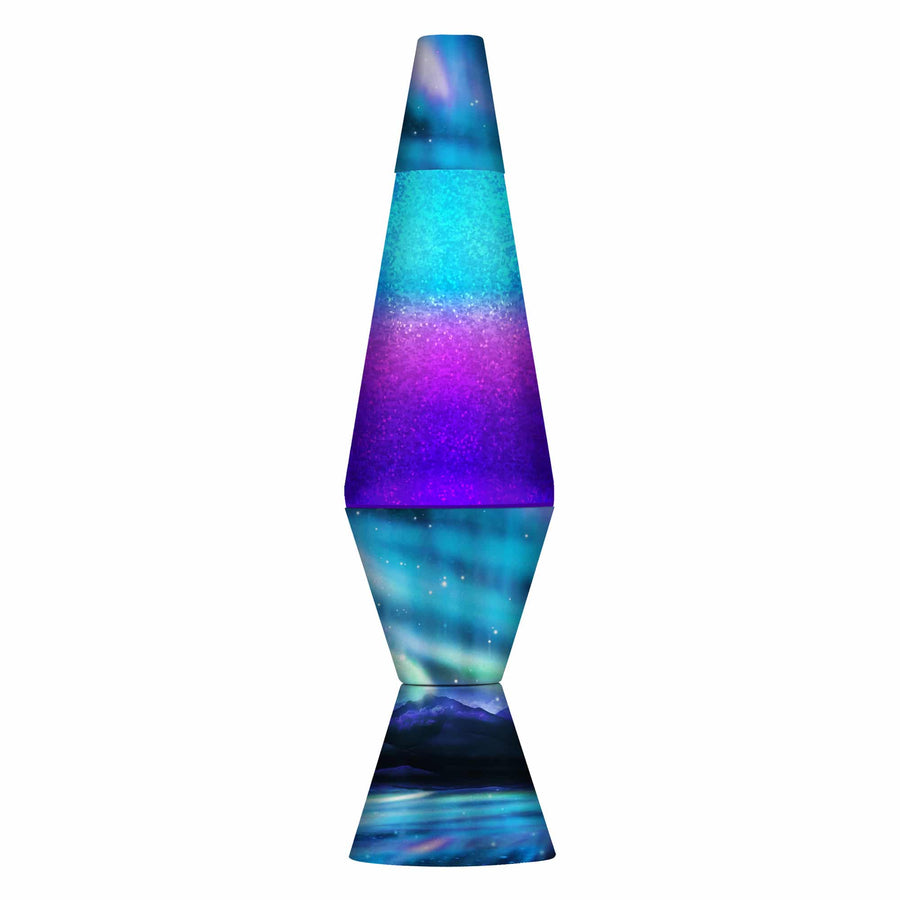 14.5″ LAVA LAMP COLORMAX NORTHERN LIGHTS – GLITTER E1