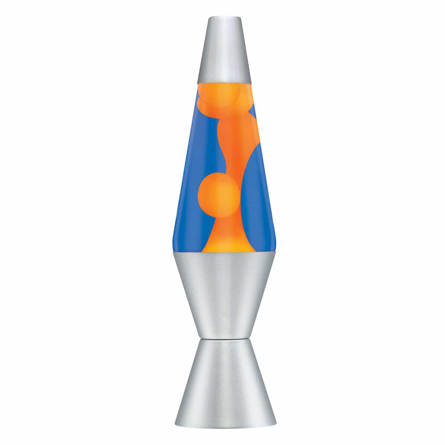 14.5” LAVA LAMP – ORANGE/BLUE/SILVER B1