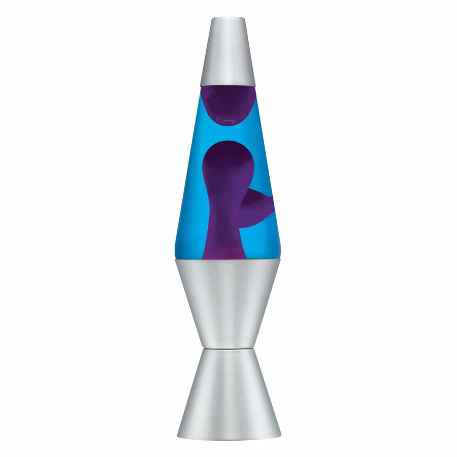 14.5″ LAVA LAMP – PURPLE/BLUE/SILVER Y0