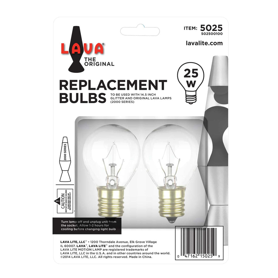 25W LAVA LAMP LIGHT BULB W/TRAY E1
