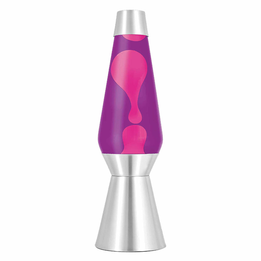 27″ LAVA LAMP GRANDE – PINK/PURPLE/SILVER V9